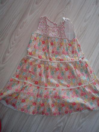 Šaty,110,4-5rokov, 6 eur, h&m,110