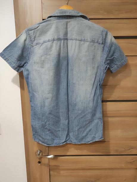 Riflová košeľa, s