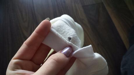 Bielo- kremova mikinka mekka tepla, 74