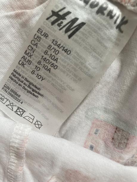 Vilove pyzamko, h&m,140
