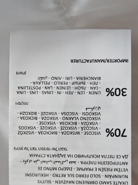 Damske nohavice s prímesou ľanu, sinsay,m