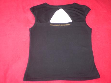 Čierne tričko bez rukávov, benter,xl