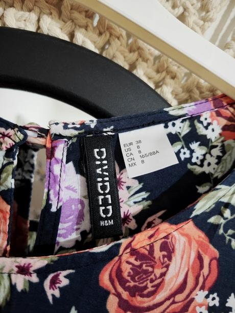 Kvietkovaná blúzka h&m, h&m,m