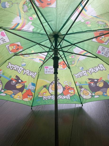 Krásny detský dážnik angry birds, 