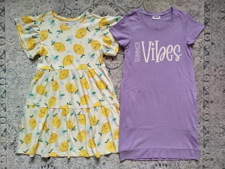 Krásne letné šaty 3ks, h&m,140