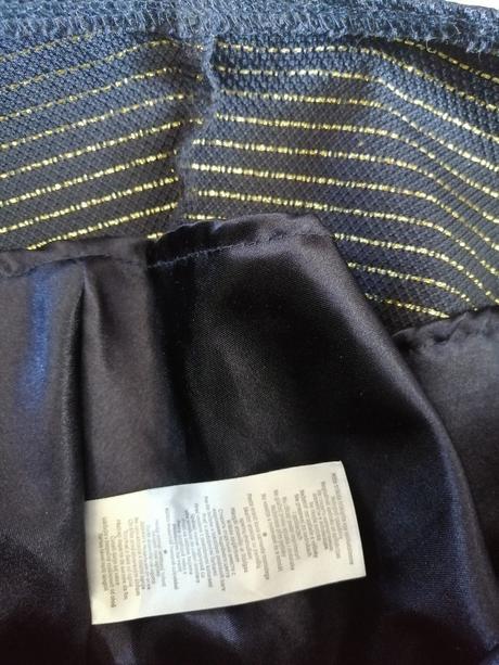 Modré šatičky so zlatými bodkami v 98, 98