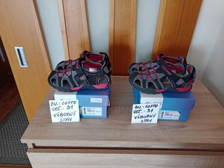 Dievčenské športové sandále zn.lotto veľ.31, lotto,31