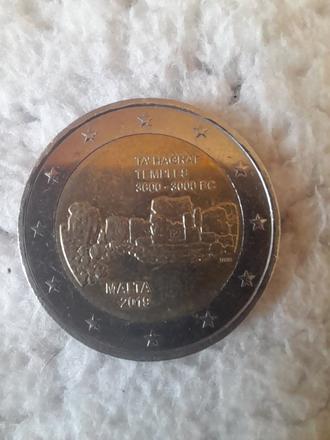 2019 - malta pamätná minca,