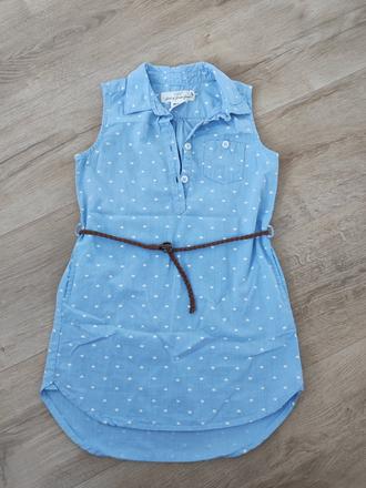 Letné šaty s opaskom, h&m,116