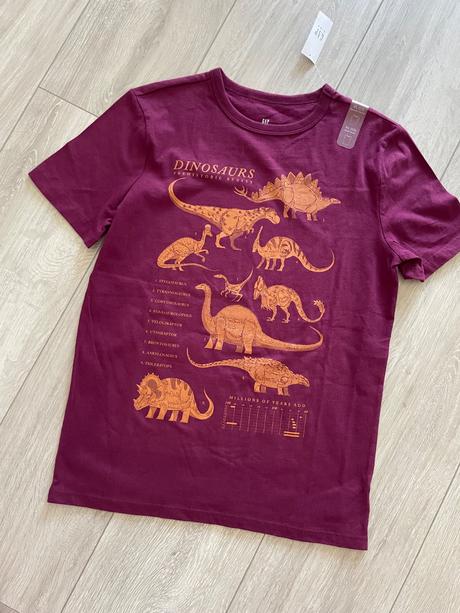 Tričko s dinosaurami, gap,152