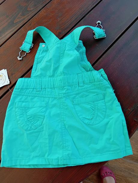 Sukňa na traky, šaty nové s visačkou, dirkje,86