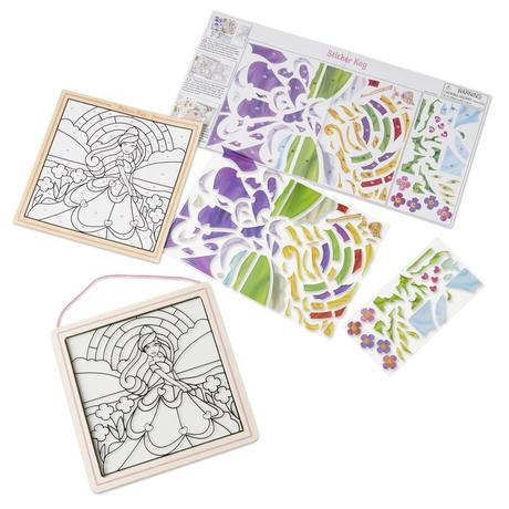 Mozaikový obrázok v ráme princess - vlastná výroba, 