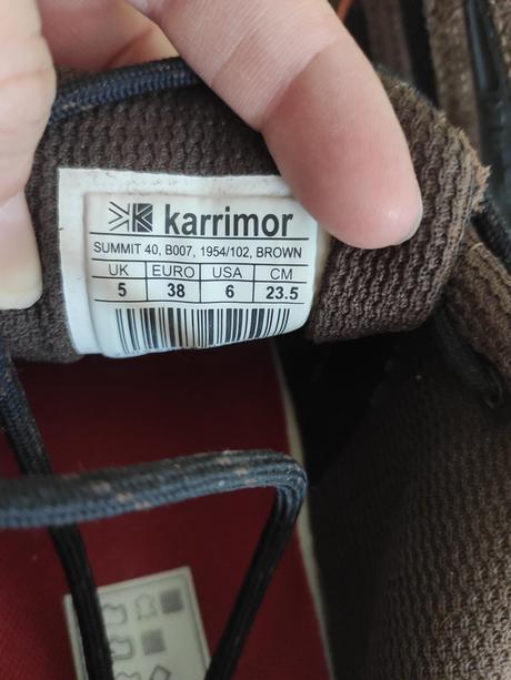 Trekové turistické topánky, karimor,38