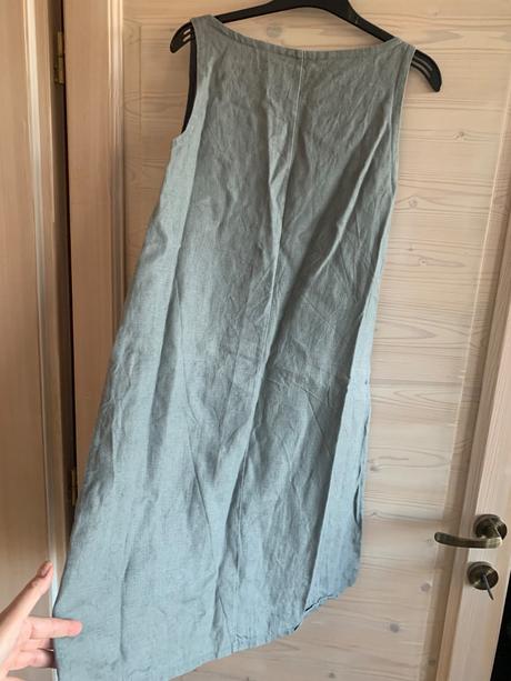 Ľanové šaty fajnlen ako simply grey s, s