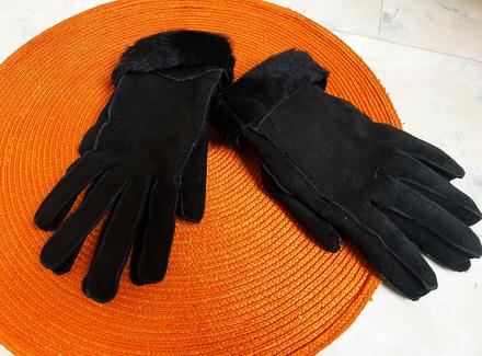 Kožené rukavice s kožušinou, m