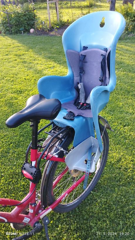 Detská sedačka na bicykel,