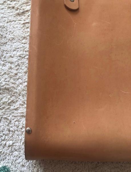 Hnedá kožená shopper kabelka pure, 