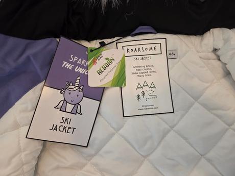 Ski bunda s jednorožcom, 104 / 110