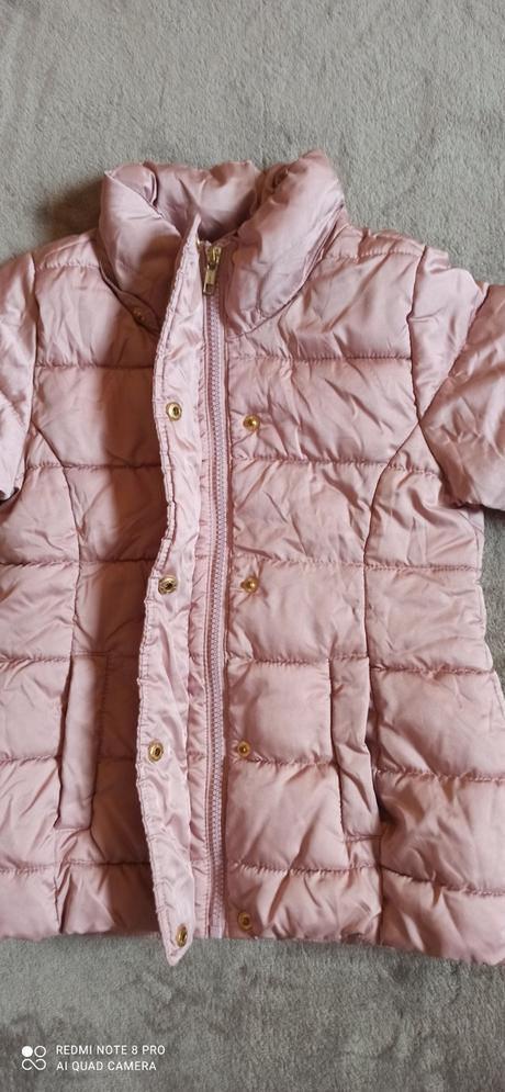 Bledoružová bunda 98, h&m,98