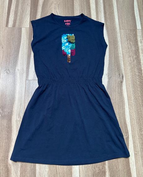 Šaty s meniacimi flitrami, tchibo,152