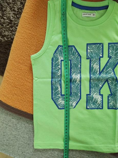 Letné tričká bez rukávov 3 ks, 122