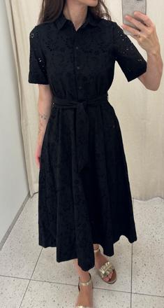 Čierne madeirové šaty zara, zara,xs