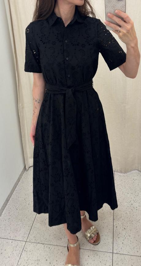 Čierne madeirové šaty zara, zara,xs