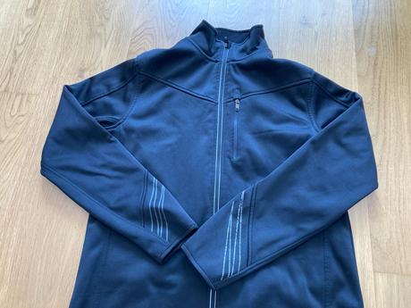 Cierna panska cyklisticka softshellova bunda, crivit,m