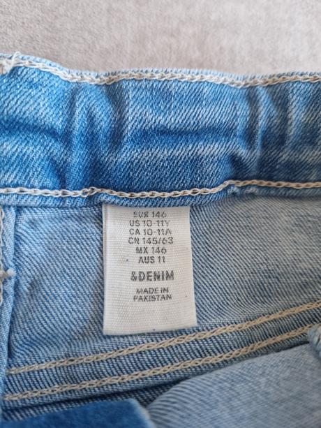 Riflove kraťasy, h&m,146