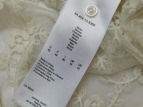 Velmi pekna kvalitna čipkovana bluzka, 42