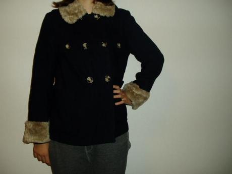 Topshop flaušový kabát, topshop,s