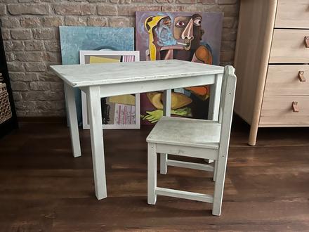 Detsky stolik so stolickou, 