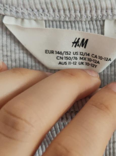 Rebrované šatky, h&m,146