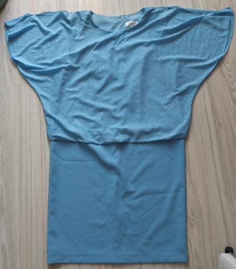 Belasé elegantné šaty, v. xl/xxl, č.46, 46