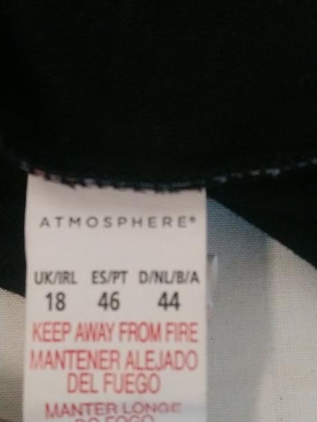 Dámsky čierny crop top s motívmi, atmosphere, l, atmosphere,l