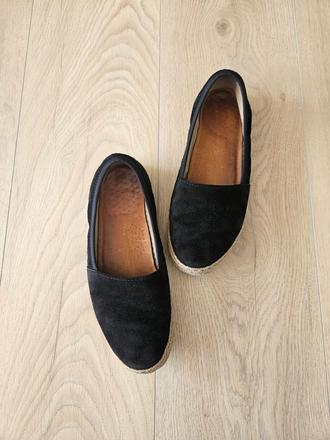 Kožené espadrilky našuchovačky ryłko, 37