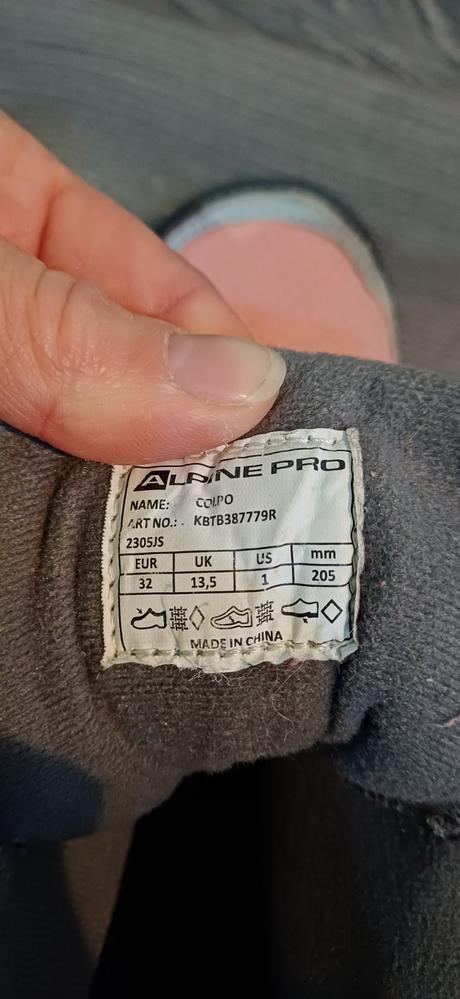 Topánky alpine pro, alpine pro,32