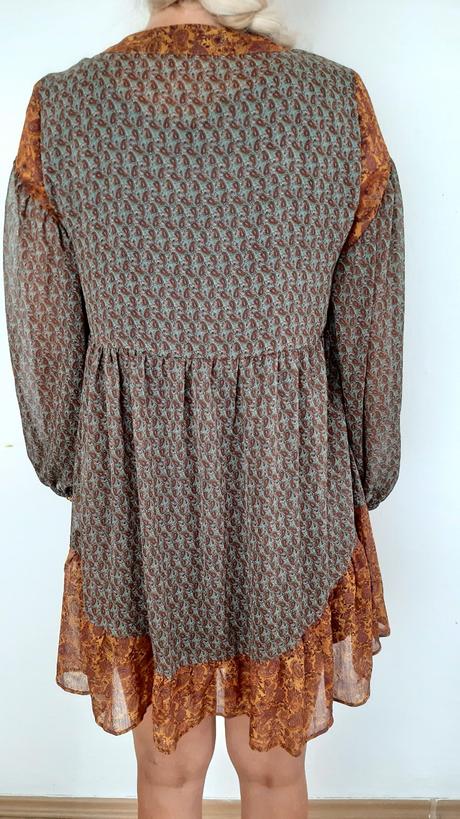 Boho šaty, pull&bear,s
