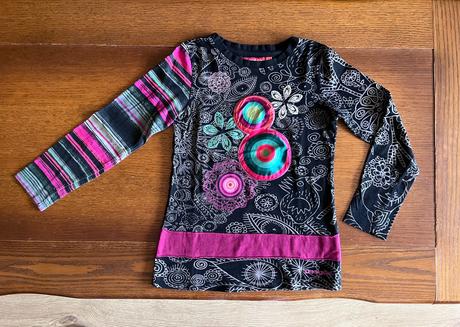 Tričko desigual s mandalami 134/140, desigual,134