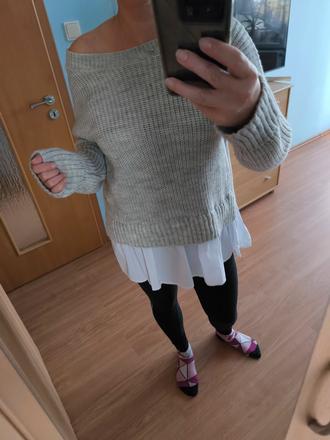 Dámsky pulover 2v1, m