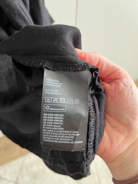 Košeľové viskózové šaty, h&m,m