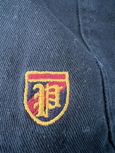 Ralph lauren tmavomodrá bavlnena sukňa s logami, ralph lauren,110