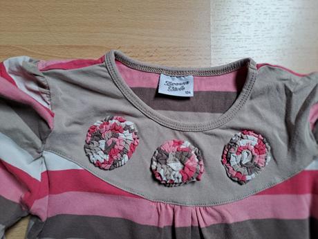 Predĺžené tričko, dole do gumy, 134