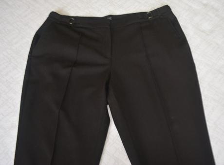 F&f - čierne nohavice veľ.l, f&f,l