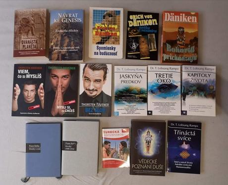 Knihy v slovenčine a češtine (aj samostatne),