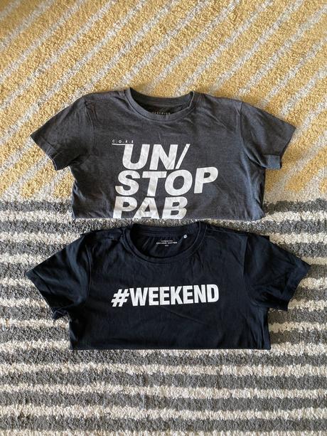 Tričká weekend a nápis, reserved,134