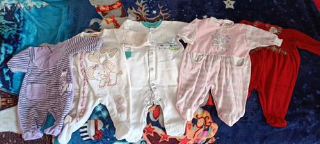 Balík oblečenia dievčatko veľkosť 0-3 mesiace, 50–62