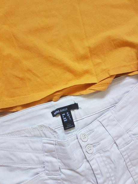 Trištvrťové nohavice/kraťasy/šortky, mango,36