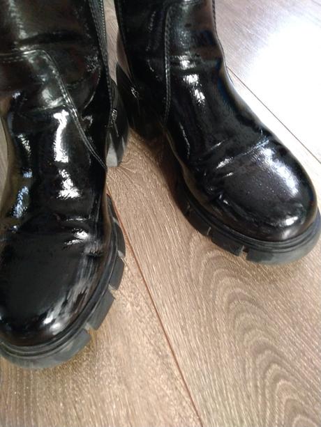 Lakované čižmy, deichmann,37