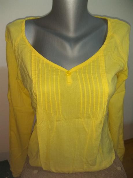 Žltá blúzka, esprit,xs